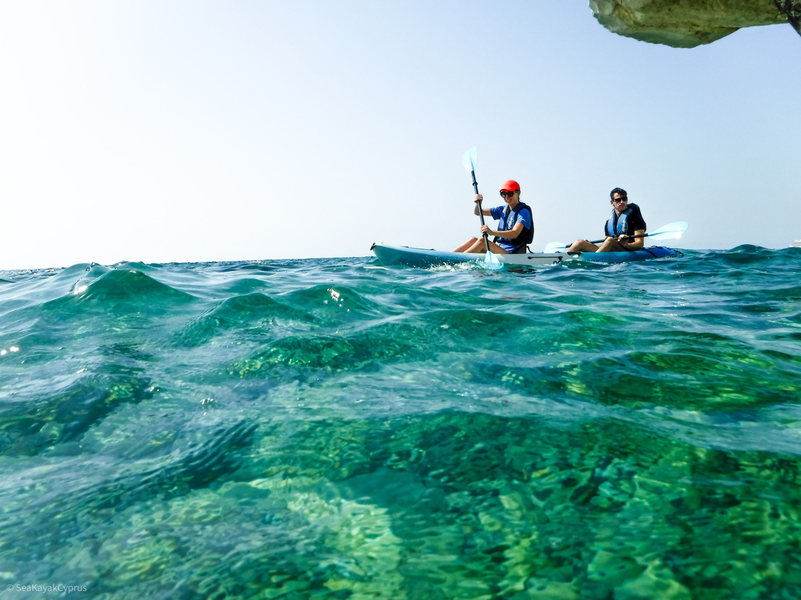 Kayaking at Governors beach area