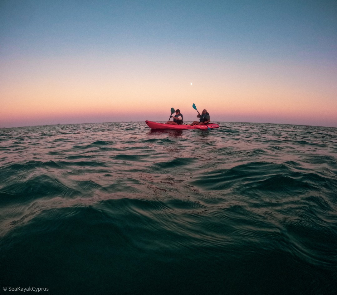Sea Kayak Cyprus Moonlight kayaking experience Sea Kayak Cyprus