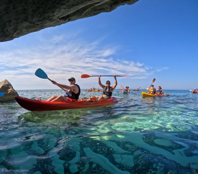 Choose to enjoy life 🚣‍♀️🌊 #seakayaking #seakayakcyprus #cyprusisland #limassol #experiencemore