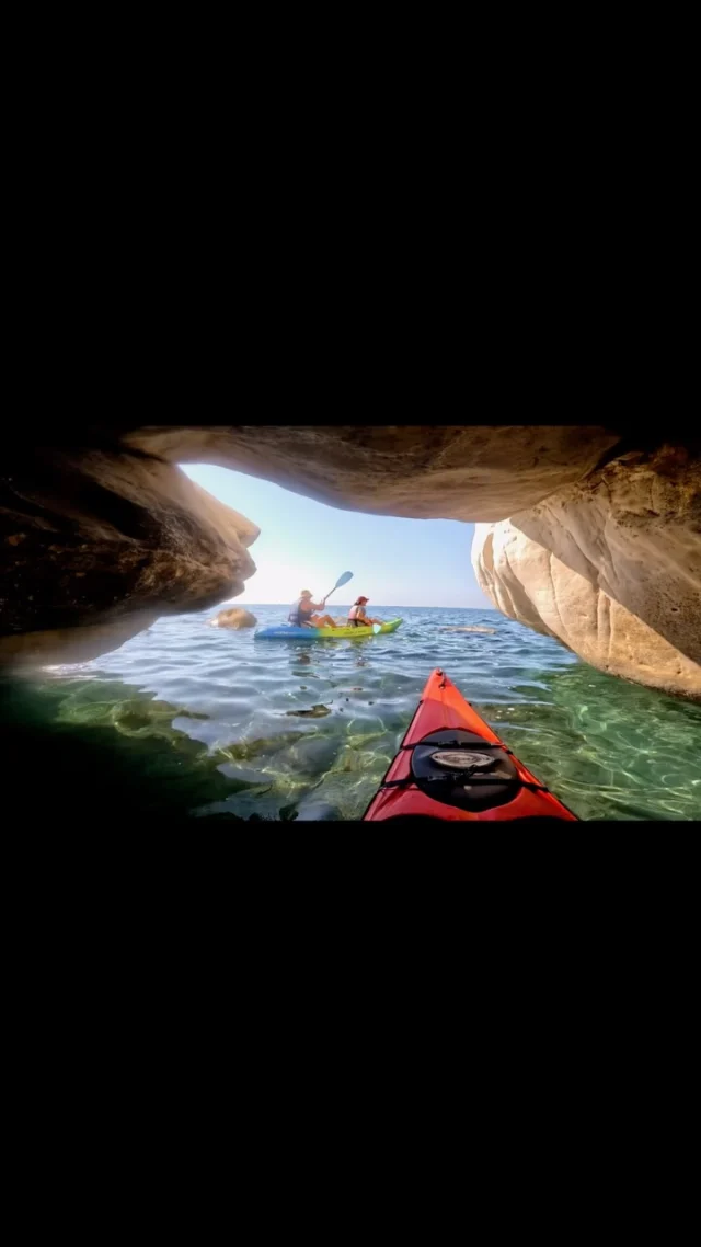 Entering the sea kayaking world 🌊🚣‍♀️☀️🦆 #seakayakcyprus #seakayaking #experiencemore #limassol #cyprusadventures